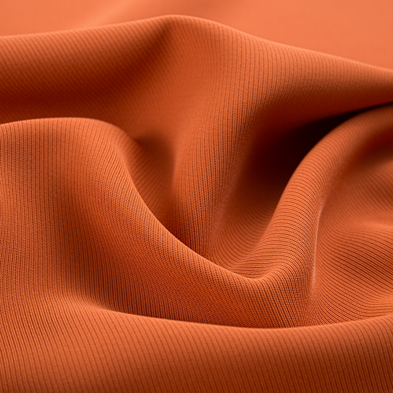 HY353 Orange SPH proširena tkanina velikih ravnih zrna za vrhunsku poslovnu odjeću i funkcionalne uniforme