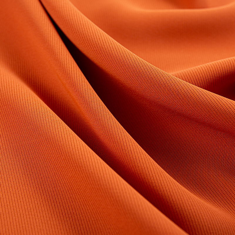 HY353 Orange SPH proširena tkanina velikih ravnih zrna za vrhunsku poslovnu odjeću i funkcionalne uniforme